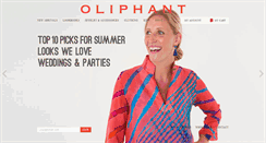 Desktop Screenshot of oliphantdesign.com